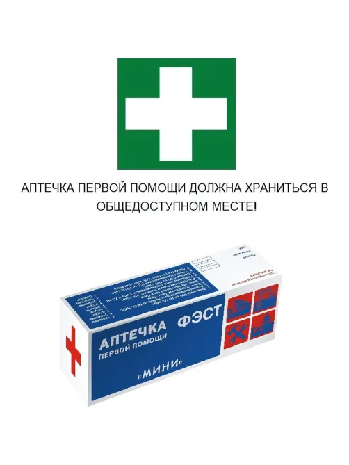 Аптечка индивидуальная ФЭСТ МИНИ (пластик) арт 1077