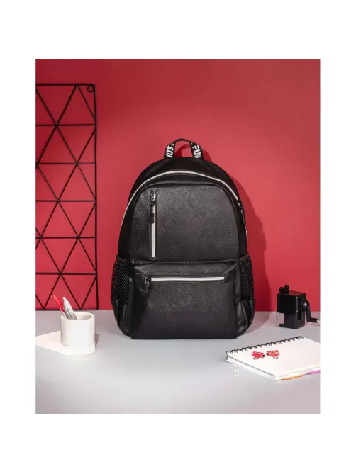 Рюкзак Smart экокожа, черный