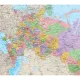 Карта настенная РФ политико-административная 1:5,5млн