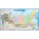 Карта настенная 'Железные дороги России и сопр.гос'1:3млн.2,90х1,61м,КН129