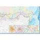 Карта настенная Железные дороги России и сопредел.госуд.,1:3,7млн,2,33х1,58