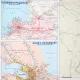 Карта настенная Железные дороги России и сопредел.госуд.,1:3,7млн,2,33х1,58