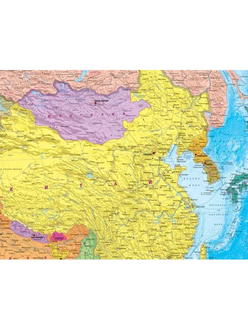Карта настенная Евразия политическая 1.60х1.09м КН108