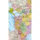 Карта настенная Россия политико-администр/1:4млн.2,17х1,60м,КН130