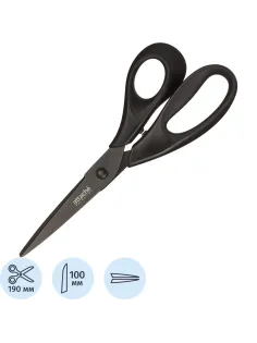 Ножницы Attache selection Jaguar 190 мм эргон.руч,покр.Titanium black