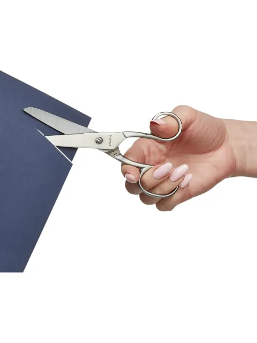 Ножницы Attache Metal 155 мм, ассиметричные ручки,цельнометаллические