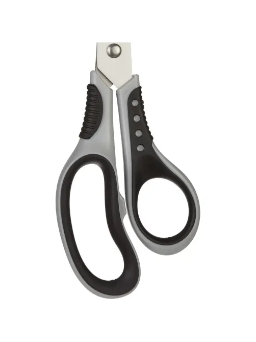 Ножницы Attache Graphite 195 мм с пласт.прорез.анатом.руч.чёр./сер.цв
