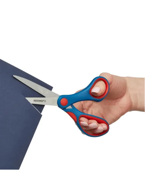 Ножницы Kores Softgrip 170 мм с пласт.прорезин.анатом.руч.цв.вассорт