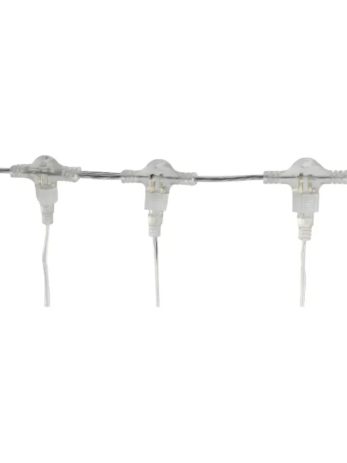 Электрогирлянда Дождь 2x1,5 м 300LED мерц. IP44 отсоед. нит хол.бел.HD-YW01