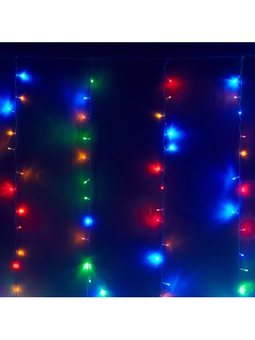 Гирлянда светодиодная занавес мультиколсв 480LED(3х3м)IP65 SW-XMAXOut-0005
