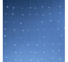 Электрогирлянда Дождь 2x6 м 1200LED мерц. IP44 отсоед.нити, хол.бел.HD-YW05