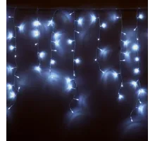 Гирлянда светодиодная бахрома хол бел 200LED 2,4x0,6м IP65 SW-XMAXOut-0013