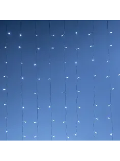 Электрогирлянда Дождь 2x1,5 м 300LED мерц. IP44 отсоед. нит хол.бел.HD-YW01