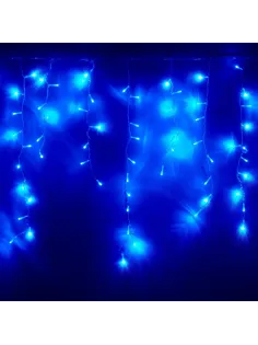 Гирлянда светодиодная бахрома голубой 200LED (2,4x0,6м)IP65 SW-XMAXOut-0014