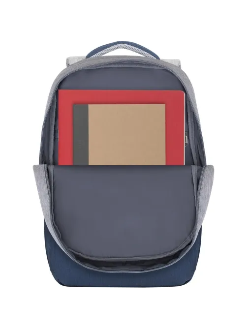 Рюкзак для ноутбука RIVACASE 7567 grey/dark blue 17.3/6