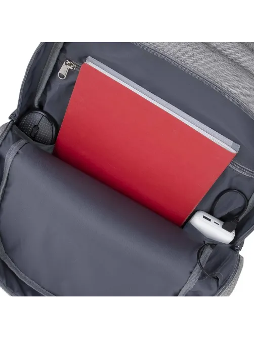 Рюкзак для ноутбука RIVACASE 7567 grey/dark blue 17.3/6