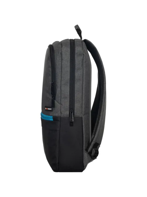 Рюкзак для ноутбука BigTech Special 17.3 LBP-BT-03BKGR, черно-серый