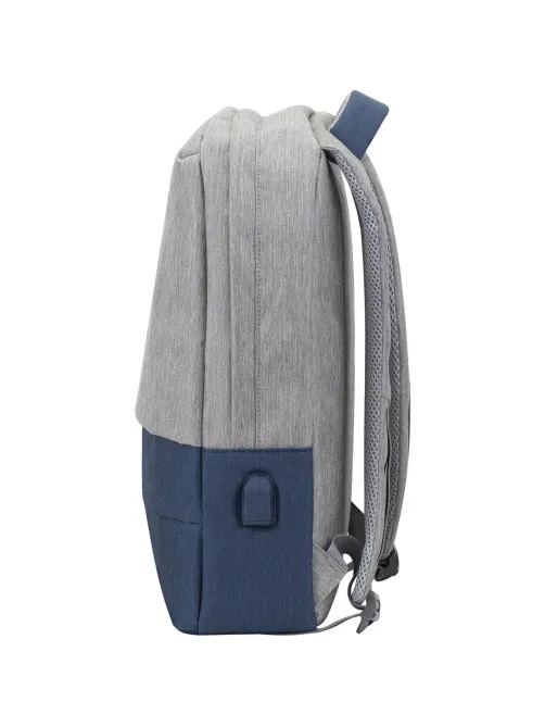 Рюкзак для ноутбука RIVACASE 7562 grey/dark blue 15.6/6