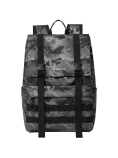 Рюкзак для ноутбука RIVACASE 7621 grey camo Sherwood-ECO Rolltop 15л, 15.6