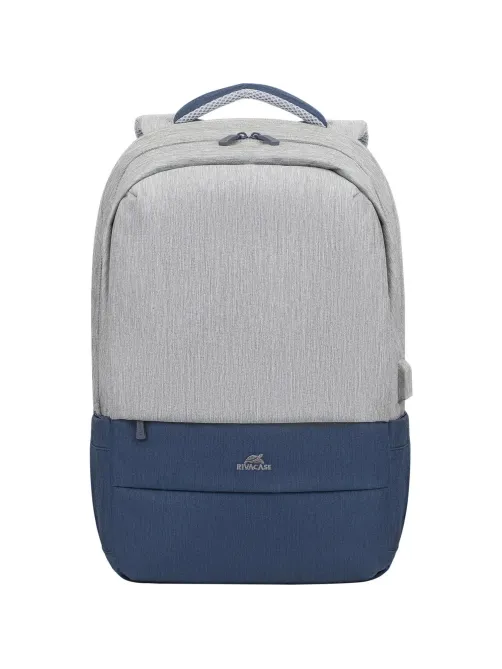 Рюкзак для ноутбука RIVACASE 7567 grey/dark blue 17.3/6