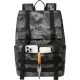 Рюкзак для ноутбука RIVACASE 7621 grey camo Sherwood-ECO Rolltop 15л, 15.6