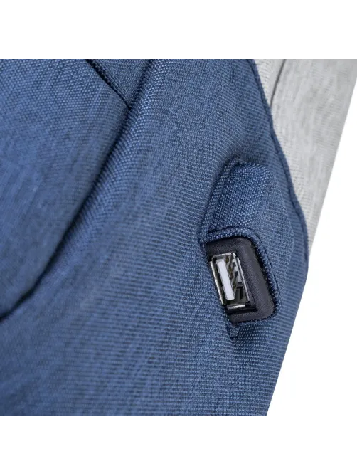 Рюкзак для ноутбука RIVACASE 7562 grey/dark blue 15.6/6