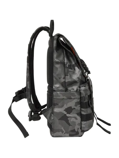 Рюкзак для ноутбука RIVACASE 7621 grey camo Sherwood-ECO Rolltop 15л, 15.6