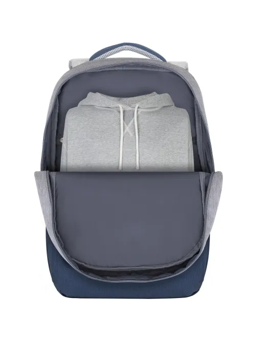 Рюкзак для ноутбука RIVACASE 7567 grey/dark blue 17.3/6