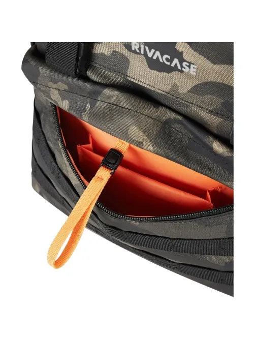 Рюкзак для ноутбука RIVACASE 7621 brown camo Sherwood-ECO Rolltop 15л 15.6