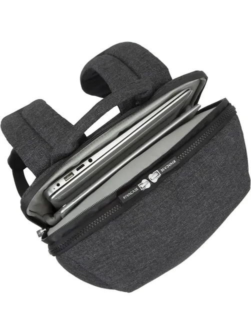 Рюкзак для ноутбука RIVACASE 8861 black mélange 15.6/4