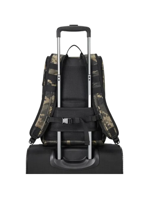 Рюкзак для ноутбука RIVACASE 7621 brown camo Sherwood-ECO Rolltop 15л 15.6