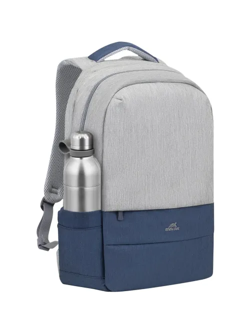 Рюкзак для ноутбука RIVACASE 7567 grey/dark blue 17.3/6