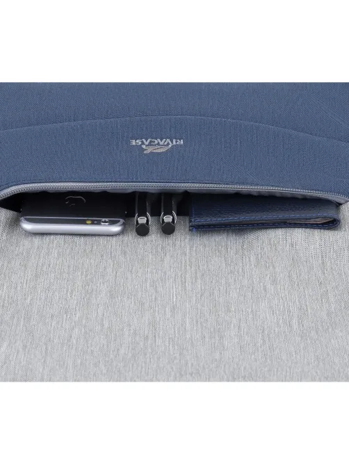 Рюкзак для ноутбука RIVACASE 7567 grey/dark blue 17.3/6
