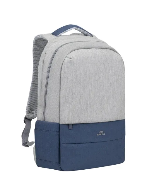 Рюкзак для ноутбука RIVACASE 7567 grey/dark blue 17.3/6