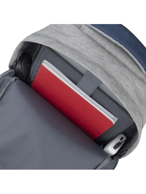 Рюкзак для ноутбука RIVACASE 7562 grey/dark blue 15.6/6