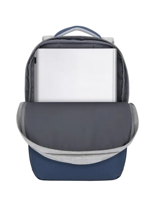 Рюкзак для ноутбука RIVACASE 7567 grey/dark blue 17.3/6