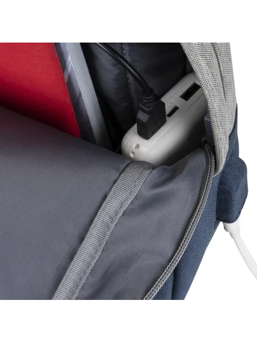 Рюкзак для ноутбука RIVACASE 7562 grey/dark blue 15.6/6