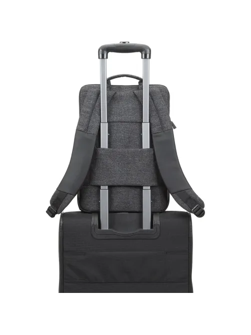 Рюкзак для ноутбука RIVACASE 8861 black mélange 15.6/4