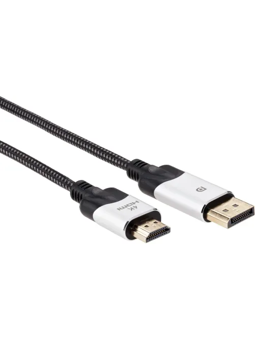 Кабель -переходник DisplayPort M-> HDMI M 4K@60Hz 1.8m VCOM (CG608M-1.8M)