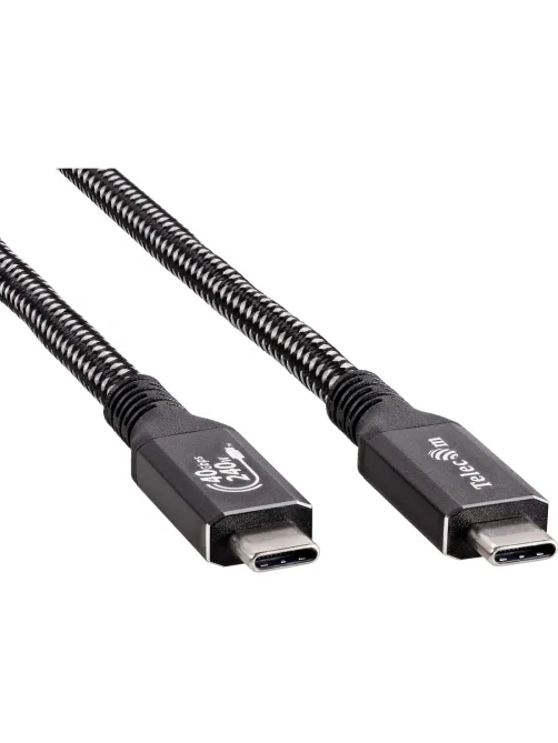 Кабель USB4 TypeCM/CM 8K@30Hz, 40GBps, PD 240W, медь Telecom 2м <TUS840-2M