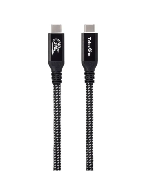 Кабель USB4 TypeCM/CM 8K@30Hz, 40GBps, PD 240W, медь Telecom 2м <TUS840-2M