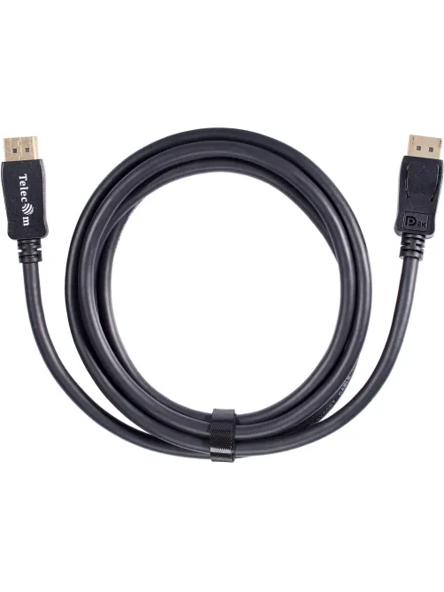 Кабель DP-DP соединительный 1.4V 8K@60Hz  2м , Econom, Telecom (TCG745C-2M)