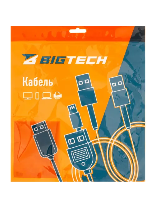 Кабель Bigtech (OAVDC13) HDMI 4K 2.0 M/M, 3м, чер.