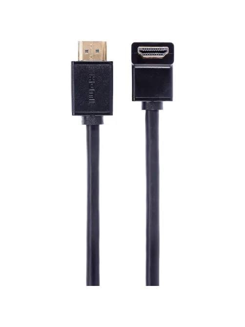 Кабель HDMI---HDMI ver 2.1 8K@60Hz угол 90град  1м, Telecom <TCG256-1M