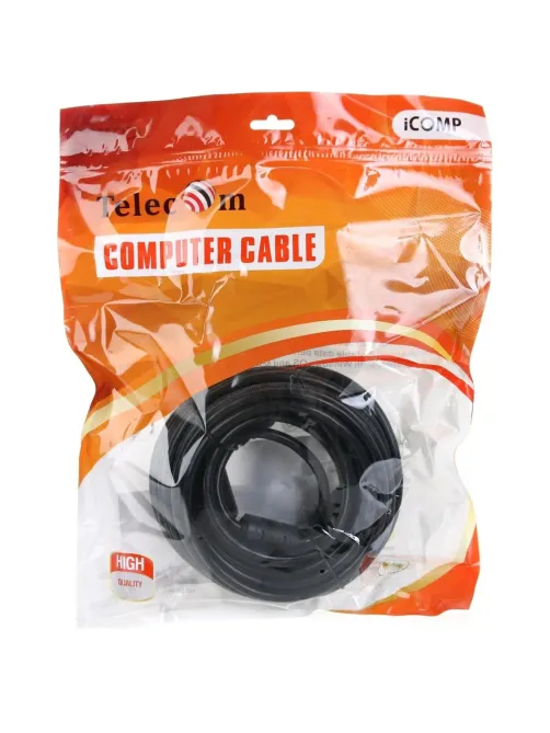 Кабель HDMI-19M - HDMI-19M ver 2.0+3D/Ethernet, 7.5m Telecom <TCG200F-7.5M