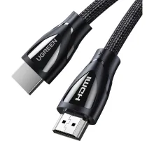 Кабель UGREEN HD140 (80401) HDMI 2.1 Male to Male 8K Braided Cable.1м черн