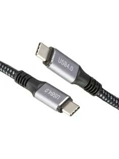 Кабель BigTech USB4 Type-C M/M, 40Gbps, 240Вт, 5А, 1.2м (OAVDC008)