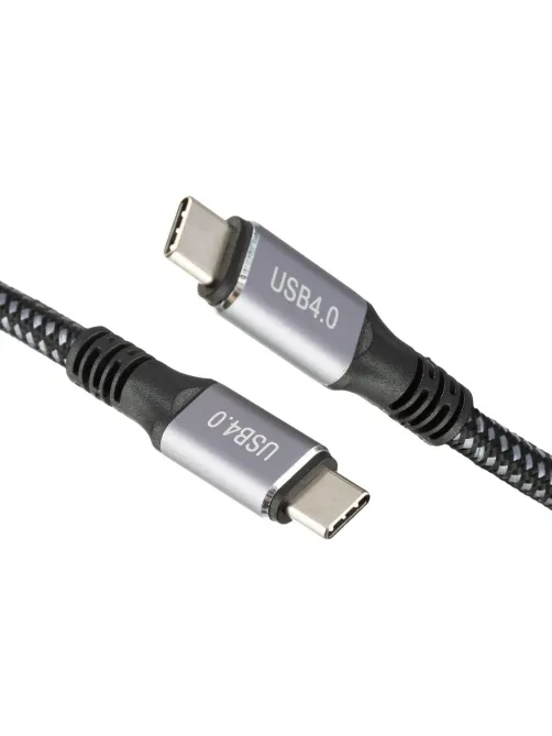 Кабель BigTech USB4 Type-C M/M, 40Gbps, 240Вт, 5А, 1.2м (OAVDC008)