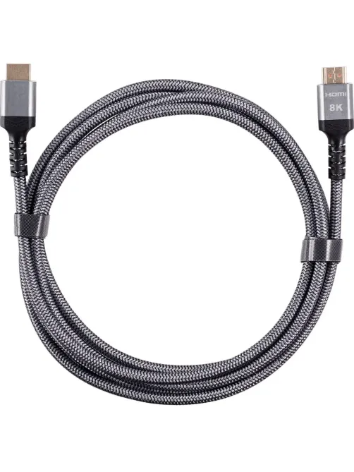 Кабель HDMI 19M/M,ver. 2.1 8KX60Hz (Econom) оплетка 3m iOpen <ACG859A-3.0