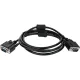 Кабель (соединит.) SVGA (15m/15m) 1,8m 2 фильтра TV-COM (QCG341AD-1.8M)